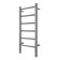 Terminus heated towel rail "Aurora" P6, 300x650 mm, right, chrome