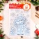 Stickers on the windows "New Year" Santa Claus, snowflakes, 50 x 30 cm