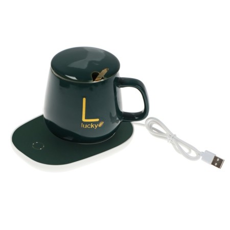 Heated LSK-1501 heating, mug, from USB, 16 watts, green-3