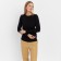 Women's longing, black color, size m (44)