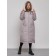 Coat insulated winter female, size 46, color gray