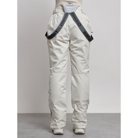 Semi -combinezone female ski insulated, size 46, white color-11