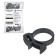 AIRLINE clamp, 22-26/7 mm, power gear castle, plastic P66, black