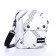 Youth bag with lightning, external pocket, white color