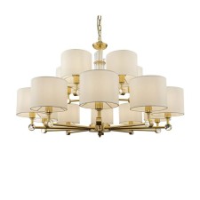 Люстра Maytoni MOD088PL-15BS, 15хE14, 40Вт, 90х90х156 см, цвет латунь