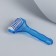 Massage "Reflex", 18 × 9 × 3 cm, universal, with spikes, blue/white color