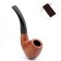 Knukeing pipe for tobacco "Commander premium", classic, red tree, length 13 cm, d-1.8