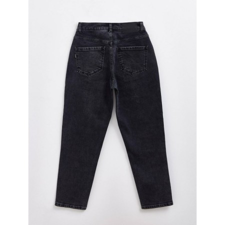 Women's jeans with a high landing CONTE Elegant Mom Fit, size m, color Washed Grey-8