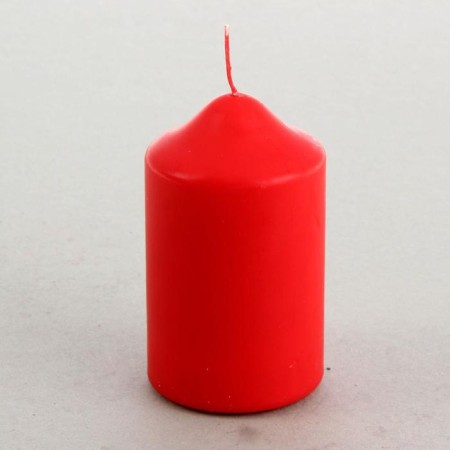 Classic candle 7x12 cm, red-2