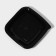 Disposable plastic container, YUPK-1616, 375 ml, 16 × 16 × 3.6 cm, black, 25 pcs/units