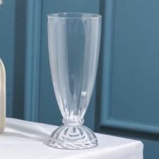 A glass of plastic 
