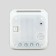 Watch an alarm clock "Anime", Mod.68, 7.8 x 7.8 cm.