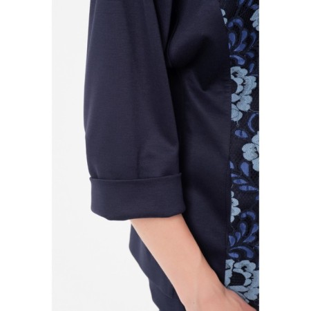 Female jacket, size 46, blue color-6