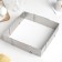 Baking form with size adjustment, shares, 15.5 × 28 cm, h = 5 cm, chrome color