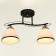 Sarri Gallop Chalop 2x60W E27 Black-Khrom