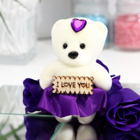 Soap roses and a bear cub, set-4