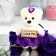 Soap roses and a bear cub, set