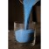 Candle in granules "Roscandles" blue in PET bank, 300 g + wicks