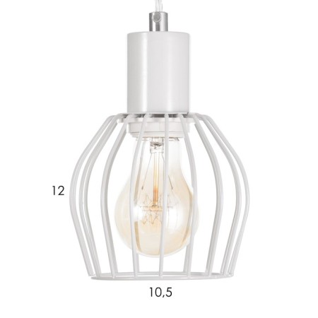 Suspension lamp "Loft" 1x25W E27 gray 12x116x11-5