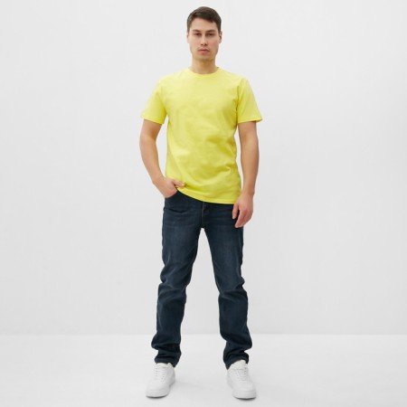 T -shirt male, yellow color, size 50-1
