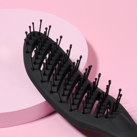 Combing, ventilated, 4 × 24 cm, black color-2