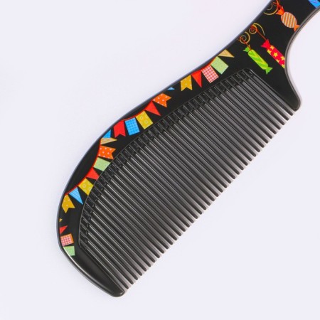 Combination of combs, 2 items, black color-2