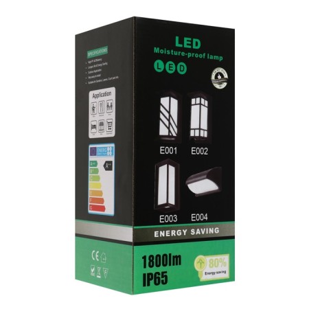 Facade lamp "Artcor", FSD-058, 24 W, 3000K, IP65, 220 V, plastic, black-8