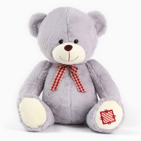 Soft toy "Bear", 40 cm, gray color