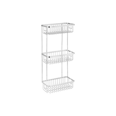 The shelf is rectangular