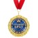 Medal on the postcard "Best Brother", D = 7 cm