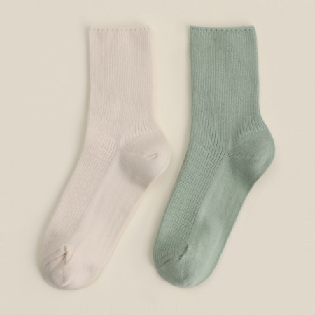 Women's socks SL Home 2 pairs, p. 36-39 (23-25 ​​cm), milk/olive