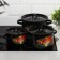 Set of pots "Zhostovo", 3 subjects: 1.5 l, 2.9 l, 4.5 l, enameled covers, induction