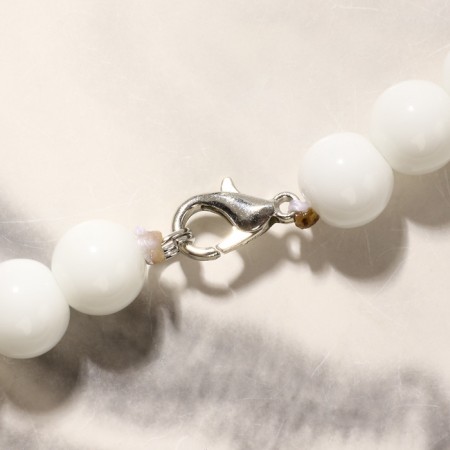 Beads ball No. 8 "Agat Bely", 45cm-2
