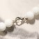 Beads ball No. 8 "Agat Bely", 45cm