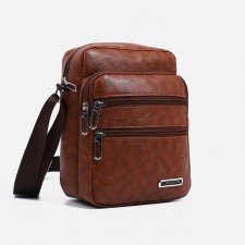 Male bag, brown color