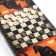 NARDS "FIGHT", wooden board 40 x 40 cm, with a field for playing checkers