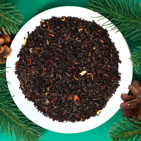 Black tea "New Year's gift" with the taste of Mandarin, 50 g-2