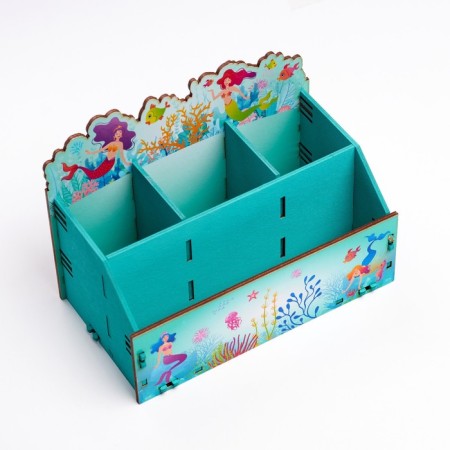 Organizer for the Office "Mermaids" 4 departments 21x11x14.5-3