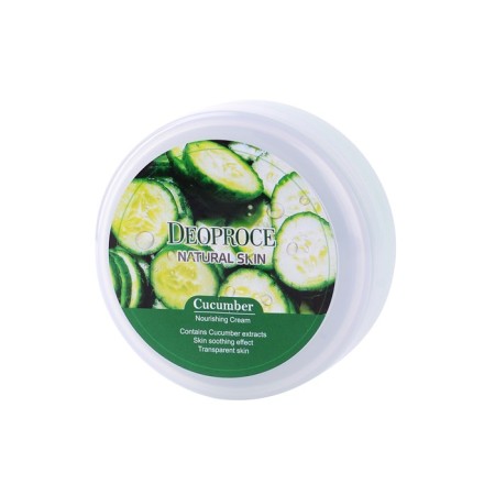 Face and body cream based on cucumber extract Deoproce Natural Skin 100 grams-2
