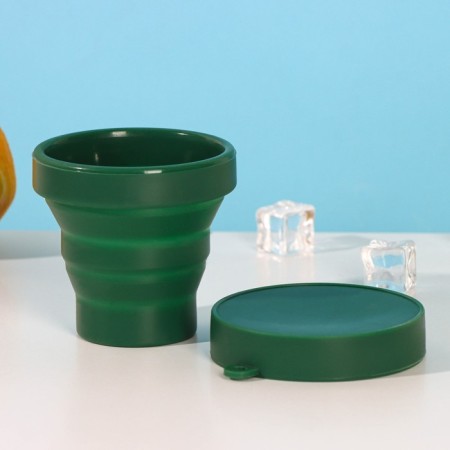 A glass of folding shares "Alan", silicone, 150 ml, 8.5 × 8 cm, color mix-1