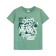 T -shirt for a boy, height 128 cm, color sage