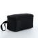 Cosmetic bag with lightning, black color