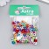 A set of colored beads with Russian letters "Astra" 6 mm, 150 pcs/pack