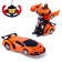 Robot radio -controlled "sportsar", transforms, light and sound effects, mix