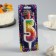 Candle for Cake "Color Flame", 10 cm, number "5", mix