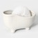 Standing with a sponge of the “interweaving” shade, 250 ml, white color