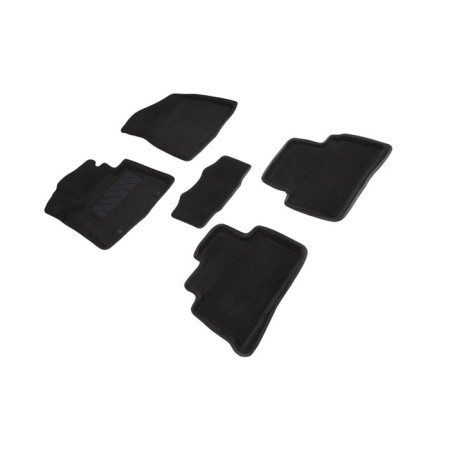 Pile rug for Hyundai Tucson III, 2015-2018, black