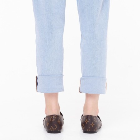 Mokasins are children, the color is brown mix, size 36 (fact size 34)-6