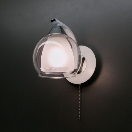 Sconces Citilux "Christie" CL152310, 12x20 cm, 1x75W, e27, white color-3