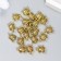 Beads Metal for creativity "Turtle" gold set 20 pcs
